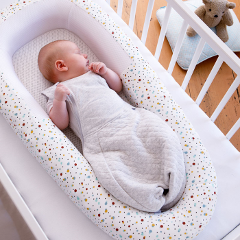 Image showing the Sleep Tight Breathable Baby Nest, Scandi Spot product.