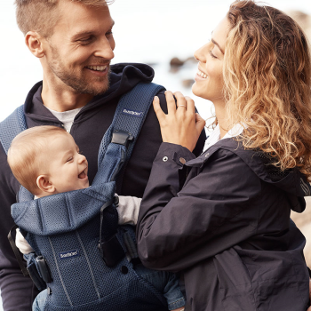 Image showing the One Air Baby Carrier, 3D Mesh, Navy Blue product.