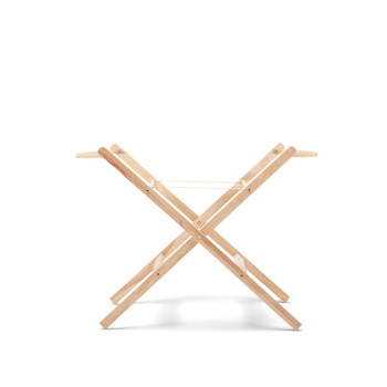 Image showing the Moses Basket Static Stand, Natural product.