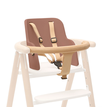 Image showing the Tobo Baby Set For High Chair, Bois de Rose product.
