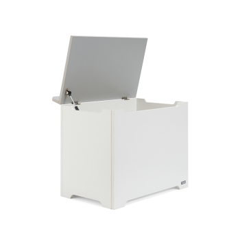 Image showing the Rio Toy Storage Box, White/Dove Grey product.