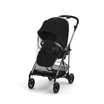 Image showing the Melio Compact Pushchair, Moon Black product.