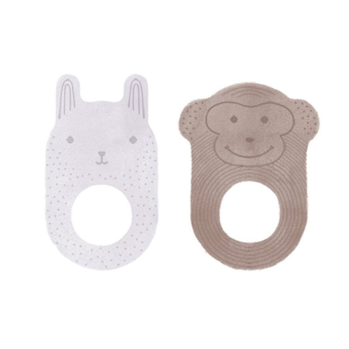 Image showing the Pack of 2 Teethers, Choko / Lavender product.