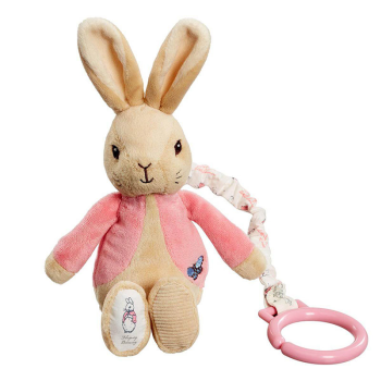 Image showing the Peter Rabbit Flopsy Jiggle Attachable Toy, Multi product.