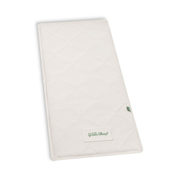 Image showing the Natural Bedside Crib Mattress for SnuzPod4, H75.5cm x W40cm x D3cm, Natural product.