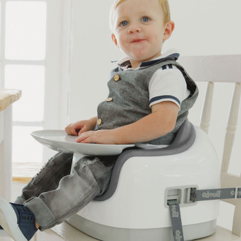 Image showing the 3 in 1 Convertible Multi-Purpose Baby Seat, Slate Grey product.