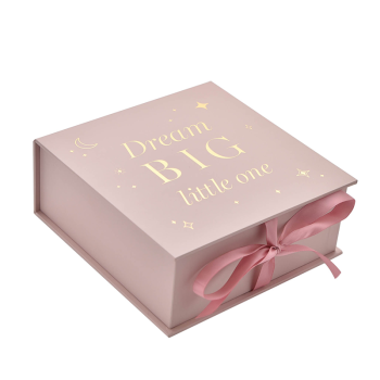 Image showing the Bambino Baby Keepsake Box, Pink product.