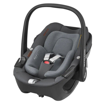 Image showing the Pebble 360 Baby Car Seat with 360° Rotation, Twillic Grey product.
