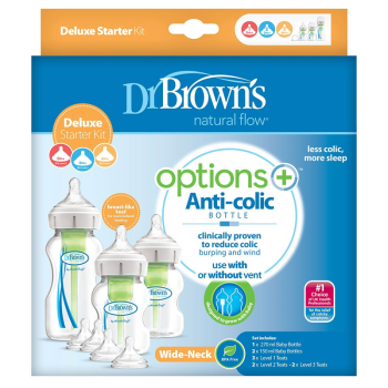 Image showing the Options+ 8 Piece Baby Bottle Starter Kit product.