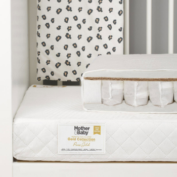 Image showing the Anti Allergy Coir Pocket Sprung Cot Mattress, Pure Gold product.