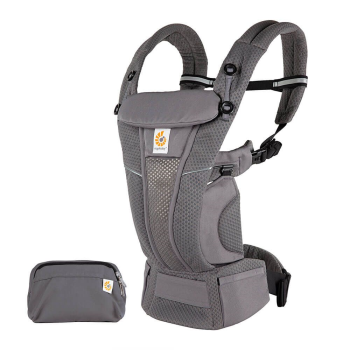 Image showing the Omni Breeze Baby Carrier, Graphite Grey product.