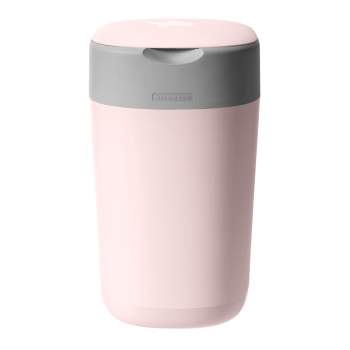 Image showing the Twist & Click Nappy Bin, Gentle Pink product.