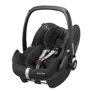 Image showing the Pebble Pro i-Size Baby Car Seat, Essential Black product.