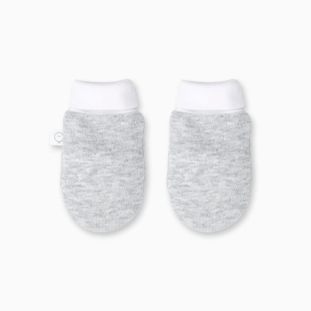 Image showing the Baby Mittens, Grey product.