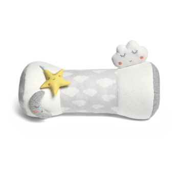 Image showing the Dream Upon A Cloud Tummy Time Roll, H18 x D20 x L41cm, White/Grey product.