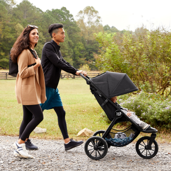 Image showing the City Elite 2 3-Wheel All Terrain Pushchair, Opulent Black product.