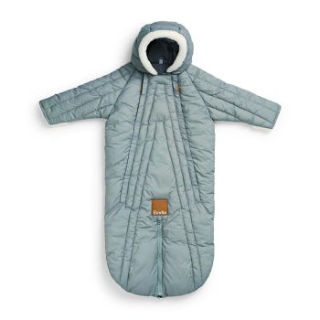 Image showing the Pramsuit, 0 - 6 Months, Pebble Green product.
