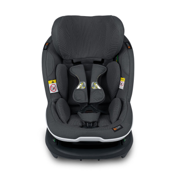 Image showing the iZi Modular A X1 i-Size Baby & Toddler Car Seat with Active Retract Harness - from 6 Months, Anthracite Mesh product.