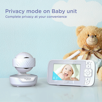 Image showing the Nursery View Select Digital Video Baby Monitor, 4.3", White product.