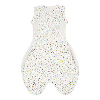 Image showing the Swaddle to Sleep Sleeping Bag, 0.5 TOG, 0 - 4 Months, Scandi Spot product.