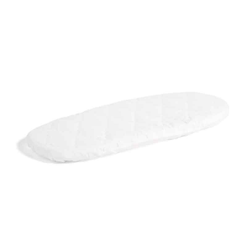 Image showing the Moses Basket Mattress Protector, White, 68cm x 30cm x 7cm, White product.