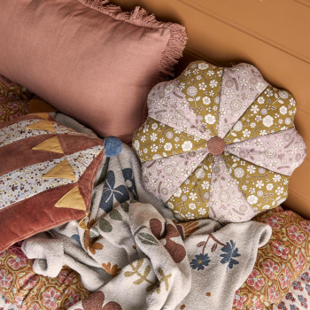 Image showing the Madlen Cotton Cushion, Brown product.