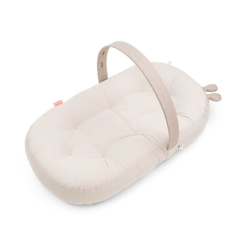 Image showing the Raffi Cozy Lounger with Activity Arch, Sand product.