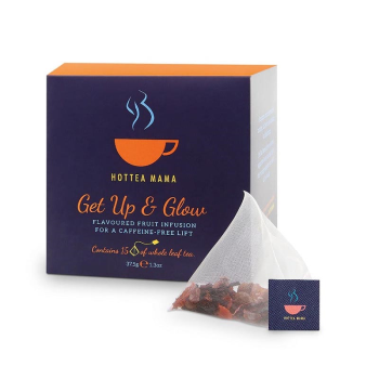 Image showing the Get Up and Glow Caffeine Free Herbal Infusion, 37.5g, Multi product.