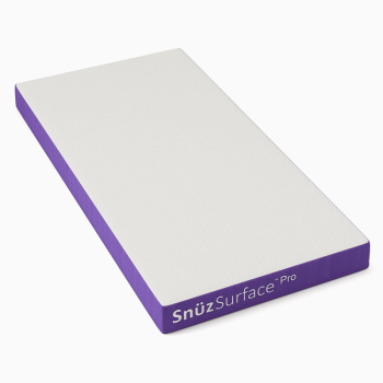 Image showing the SnuzSurface Pro Adaptable Cot Bed Mattress, White product.