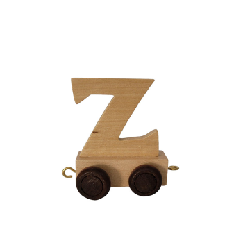 Image showing the Natural Wooden Letter Z, Natural product.
