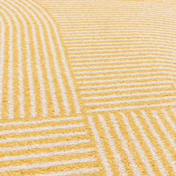 Image showing the Muse Geometric Rug, L120 x W170cm, Yellow product.