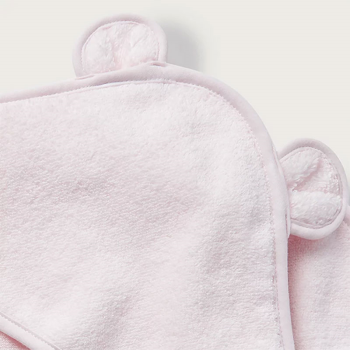 Image showing the Girls Bear Hooded Towel, 76 x 76cm, Pink product.