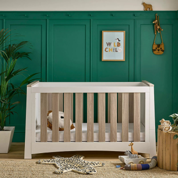 Image showing the Ada Cot Bed excl. Mattress, White/Ash product.