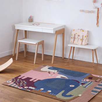 Image showing the Animal Puzzle Rug, 160 x 190cm, Multi product.