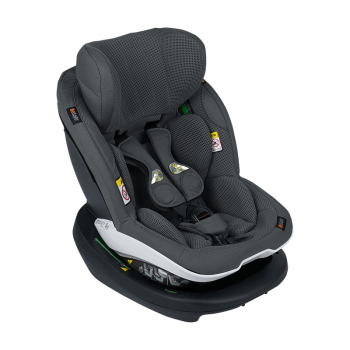 Image showing the iZi Modular A X1 i-Size Baby & Toddler Car Seat with Active Retract Harness - from 6 Months, Anthracite Mesh product.