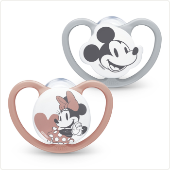 Image showing the Disney Pack of 2 Space Dummies, 0 - 6 Months, Rose product.