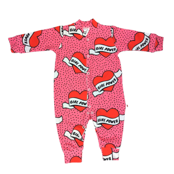 Image showing the Sleepsuit Romper, 0 - 3 Months, Girl Power product.