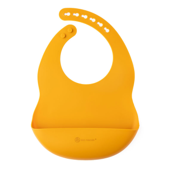 Image showing the Silicone Baby Bib, Mustard product.