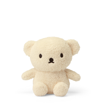 Image showing the Boris Bear Terry Soft Toy, 17cm, Cream product.