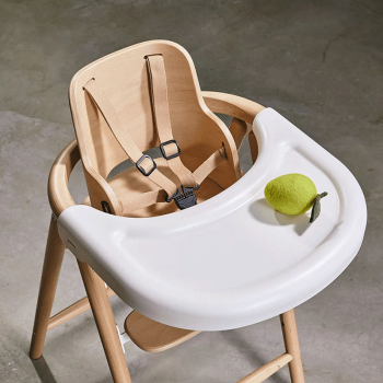 Image showing the Tobo High Chair Table Tray, White product.