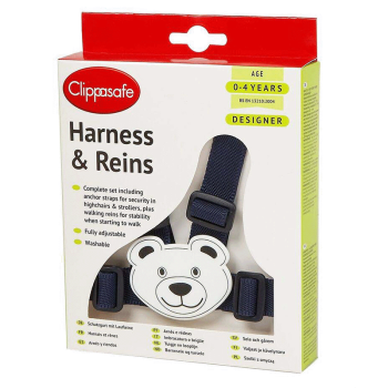 Image showing the Webbing Baby Harness, Teddy Navy product.