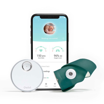 Image showing the Smart Sock 3 Smart Baby Monitor, Deep Sea Green product.