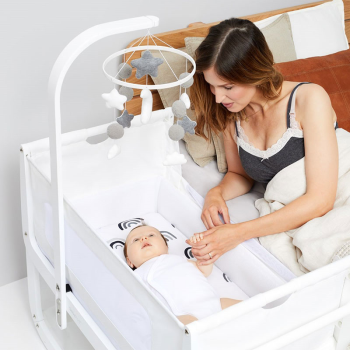 Image showing the Snuz Baby Mobile, White product.