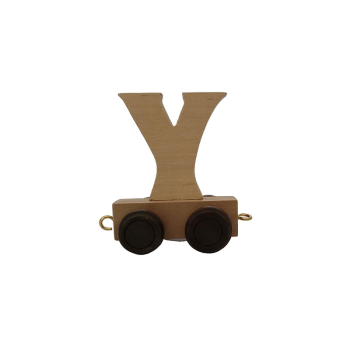 Image showing the Natural Wooden Letter Y, Natural product.