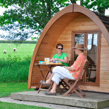 Image showing the Two Night Glamping Pod Break in Devon product.