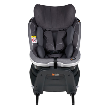 Image showing the iZi Twist i-Size Baby & Toddler Car Seat with Side Twist Rotation - from 6 Months, Metallic Mélange product.