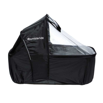 Image showing the Bassinet Non-PVC Rain Cover, Black product.