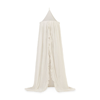 Image showing the Canopy with Ruffles, Ivory product.