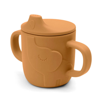 Image showing the Elphee Peekaboo Sippy Cup, Mustard product.