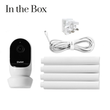 Image showing the Cam 2 Digital Baby Monitor, White product.